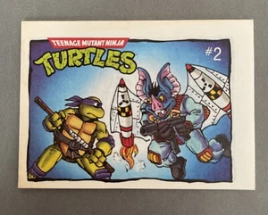 TEENAGE MUTANT NINJA TURTLES CEREAL MINI COMIC #2 1st App Wingnut - Picture 1 of 2