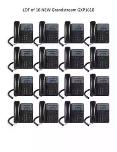 LOTTO di 16 nuovi telefoni IP Grandstream GXP1610 2 linee HD - SIP - SPEDIZIONE GRATUITA - Foto 1 di 3