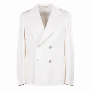 Peserico Ivory Knit Jersey Cotton Blazer 40R (Eu 50) NWT Sport Coat - Picture 1 of 9