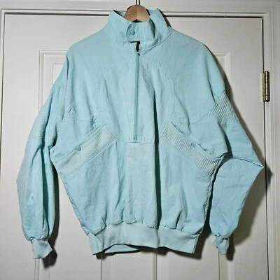 Pullover De Colección San Francisco Baywear Verde Espuma de Mar Tejido Aqua VER MEDIDA AÑOS 80 Foto 1 de 4