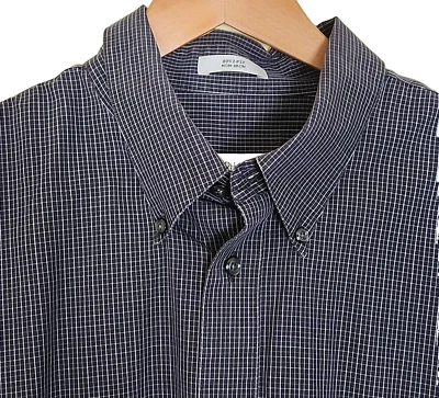 Joseph & Feiss International Black and White Check Button Down Long Sleeve Shirt - Image 1 of 4