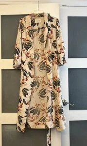 Babaton Aritzia Tan Floral Duster Jacket. Size Small - Picture 1 of 8