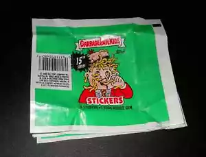 GPK 15° SERIE WRAPPER 1988 Topps Garbage Pail Kids (solo involucro) - Foto 1 di 1