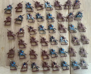47 x Napolionic 1/72 Kunststoff Husaren 1970 - 80er Jahre Hersteller unbekannt - Bild 1 von 4