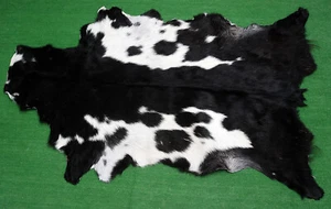 Nuovo tappeto in pelle di capra pelo su zona misura 44"x24" pelle animale pelle di capra G-491 - Foto 1 di 3
