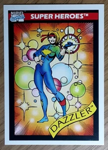 1990 Marvel Universe Card 13 DAZZLER. Free New Top Loader. - Picture 1 of 3