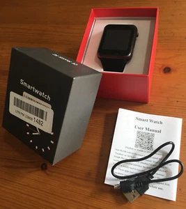 Reloj Inteligente Multifunción, Compatible con Android/iOS, Negro - Imagen 1 de 5