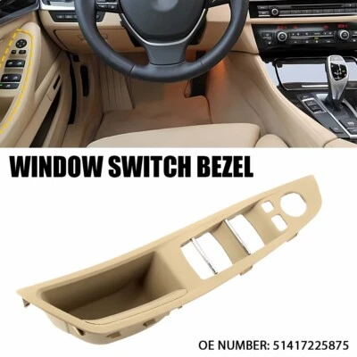 Window Switch Panel Cover For BMW F10 F11 520i 528i 535i 51417225875 Door Handle - Image 1 of 4