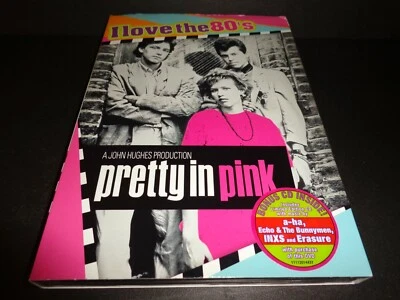 PRETTY IN PINK w/ BONUS LIMITED CD-INXS, Erasure-Andrew McCarthy is cool guy-DVD - Image 1 of 4