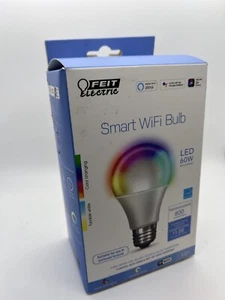 Feit Electric Smart Wifi Bulb 60W LED A19 Color Changing Light Bulb - NOB - Picture 1 of 3