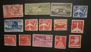 US Air Mail stamps. Used. #3 - Picture 1 of 1