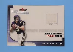 Drew Brees Rookie Premiere Post Marks Fleer Top Prospects 2001 sp/1775 - Picture 1 of 2