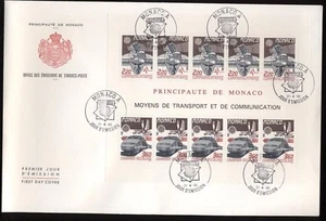 Monaco 1974/88 6 FDC Minifolios Europe Cept (N540) - Bild 1 von 4