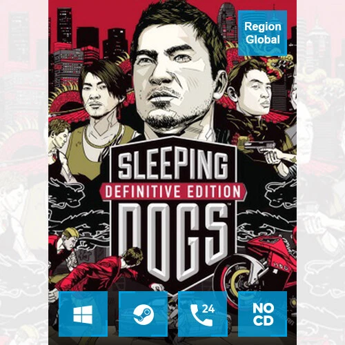 Sleeping Dogs Definitive Edition for PC Game Steam Key Region Free - Image 1 of 1
