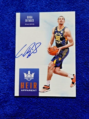 2019-20 Panini Court Kings Heir Apparent Citrine /49 GOGA BITADZE Rookie Auto RC - Image 1 of 4
