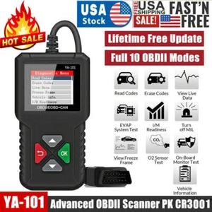 YA101 OBD2 Automotive Code Reader Car Check Engine Fault Code Diagnostic Scanner - Picture 1 of 12