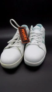 Worx By Red Wing STK# 5101 Work Shoe Steel Toe-Women’s Size 9.5 White/Teal L/N - Picture 1 of 1