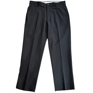 FOOTJOY Golf Chino Performance Pants SIZE 36x32 Black Stretch Flat Front 1010277 - Picture 1 of 13