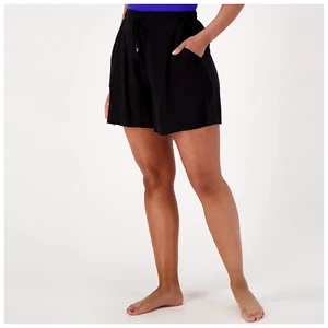 Jantzen Woven Pull-On Tie-Waist Cover-Up Shorts - Black - Size Large *NEW* - Picture 1 of 1