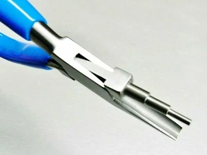 3-stufige konkave Backendrahtbearbeitungszange Wickeln Schleife Wickeln Biegen - Bild 1 von 12