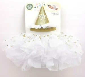 Little Me Infant Baby Girl 0-12 Month Happy New Year NYE Head Band Tutu 2 Pc Set - Picture 1 of 5