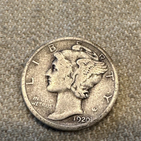 1920 D Mercury Dime #2 Cover