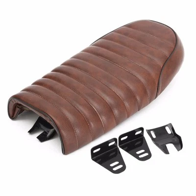 Motorcycle Brown Vintage Cafe Racer Seat For Yamaha RD125 250 60 400 XJ650 XT225 - Image 1 of 4