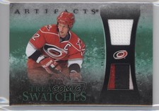 2010-11 Artifacts Treasured Swatches Emerald Jersey/Patch /25 Eric Staal Patch