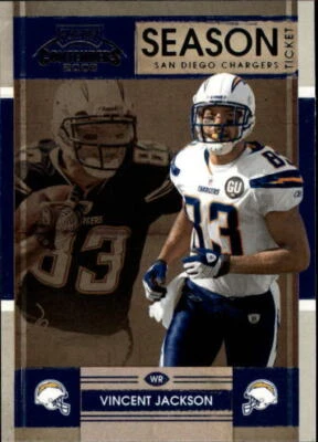 2008 Playoff Contenders #81 Vincent Jackson - NM-MT - Image 1 of 2