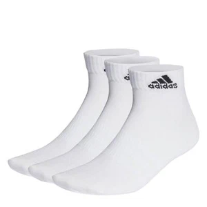 adidas Kids Thin and Light 3 Pack Ankle Socks Juniors Crew - Picture 1 of 3