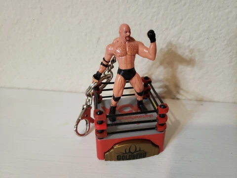 WCW Goldberg Talking Keychain 4" Wrestler/ Ring toy biz Cover