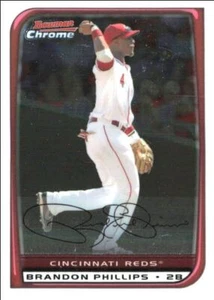 2008 Bowman Chrome Brandon Phillips Cincinnati Reds #3 - Picture 1 of 2