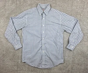 Brooks Brothers Men's Traditional Fit Non-Iron Blue Plaid Dress Shirt Size Small - Picture 1 of 12