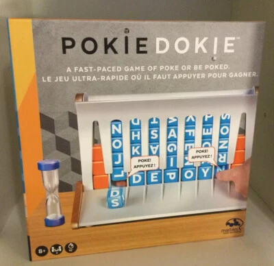 POKIE DOKIE Marbles Brain Workshop WORD GAME letter Dice Timer SPIN MASTER - Image 1 of 4