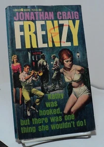 Frenzy by Jonathan Craig - Lancer 70-013 - 1962 - aka Junkie - Picture 1 of 2