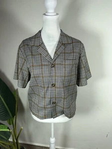 Love Binetti Women’s Short Sleeve Button Up Shirt Size XS, $275 - Picture 1 of 8