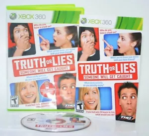 Truth or Lies (Microsoft Xbox 360) Complete CIB Tested & Working! - Picture 1 of 6