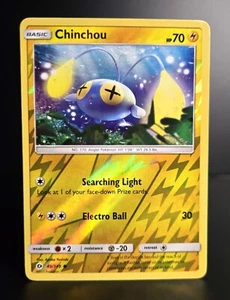 Pokémon TCG - Chinchou - 49/149 - Reverse Holo - Sun & Moon (2017) - NM+ - Picture 1 of 1