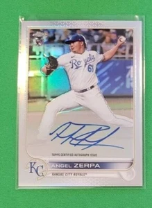 2022 Topps Chrome Angel Zerpa RC Refractor Auto /499 RA-AZ Kansas City Royals - Bild 1 von 2