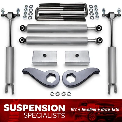 3"/1.5" Lift Kit For 2011-2019 Chevy Silverado GMC Sierra 3500HD w/ Shocks Foto 1 de 4