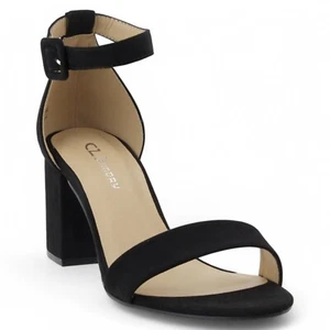 Jody elegante Damen-Sandalen mit Schnalle Blockabsatz (Größe 7) - Bild 1 von 6