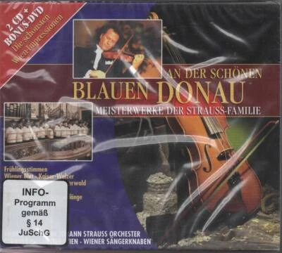 An Der Schönen Blauen Donau NEU 2CD & DVD Wiener Sängerknaben Andre Rieu Francek - Bild 1 von 2