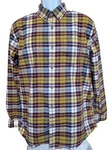 Camicia elegante uomo grande Eddie Bauer vestibilità classica 100% cotone  - Foto 1 di 10