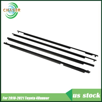For 2010-2021 Toyota 4Runner Car Outside Window Weatherstrip Seal Belt Moulding - Image 1 of 4