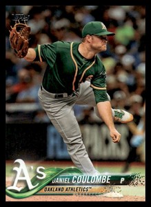 2018 Topps Series 1 Base #  16 Daniel Coulombe-Oakland Athletics