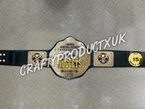 Denver Nuggets 2023 Championship Belt Cover