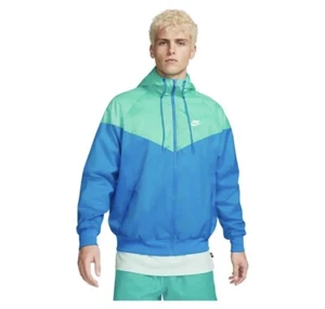 Nike Sportswear Full Zip Windrunner Hooded Jacket DA0001-436 Size Big & Tall L - Picture 1 of 6