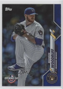 2020 Topps Opening Day Opening Day Edition Blue Foil /2020 Brandon Woodruff #4