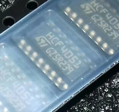 10pcs. HCF4051M013TR CMOS ANALOG 1/8 MULTIPLEXER / DEMULTIPLEXOR SO-16, STM - Image 1 of 2