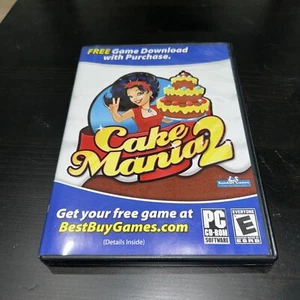 Cake Mania 2 (PC CD-ROM, 2007, E) RETRO Vintage Classic Gaming VIDEO GAME - Picture 1 of 3